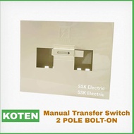 KOTEN MTS 2 POLE BOLT-ON CIRCUIT BREAKER | Manual Transfer Switch | SSK Electric