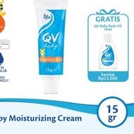 QV Baby Moisturizing Cream 15G Free QV Baby BATH OIL 10ml