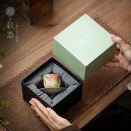 Household Ceramic Tea Cup with Coaster Tea Cup Personal Dedicated Single Cup Creative Peony Cup Gift