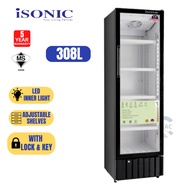 iSONIC 308L Showcase Chiller (ISC-308) | Glass Door Display Fridge | Display Chiller