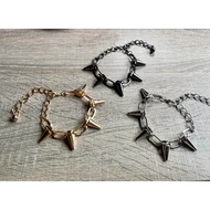 Gothic Edgy Punk Spiky Bracelet Fashion Accessories