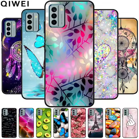 For Nokia G42 / G22 / G21 / G11 Case Cool Black Bumper Soft Silicone Cover for Nokia G42 5G Phone Ca