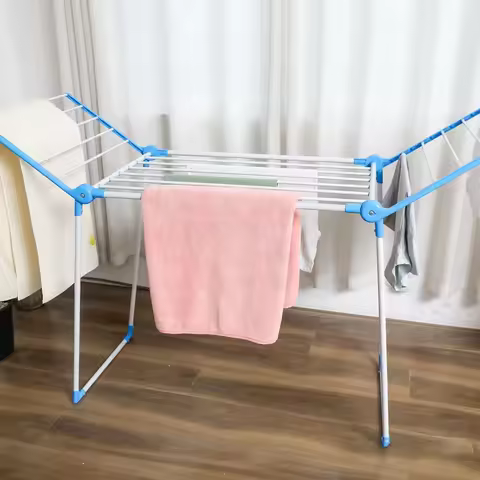 Clothes Airer Dryer Multifunction Clothes Drying Rack Windproof Laundry Drying Rack Cloth Dryer Stan