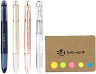 Pilot Hi-tec-c Coleto 5 Color Multi Pen Body Component, Basic & Pearl Pattern, Rubber grip, 4-pack, 