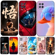 case For Samsung Galaxy M62 F62 4G Case Silicon Phone Back Cover Soft black tpu m625 anime cute funn
