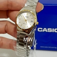 CASIO LTP1170G-7A LADIES STAINLESS STEEL TWO TONE CASUAL DRESS DATE WATCH NEW