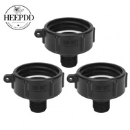 HEEPDD Walfront 3Pcs IBC Connector Replacement G3/4 Male Thread ABS Plastic Drain Faucet Adapter Gar