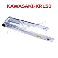 สวิงอาร์ม สวิงอาร์ม(มีเนียม)แต่ง ขนาดเดิม+หางปลา สำหรับ KAWASAKI-KR150 สีเงินดิบดิบ งาน DKT เกรดหนา 20A