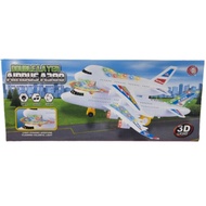 A380 Double Layer Airbus Kids Airplane Toy 360 Rotating with Light and Sound