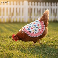 [onxv007] Hen Saddle Chien Apron Adjustable Harness Soft Vest Ba Cover for Preventing Pes in Poultry