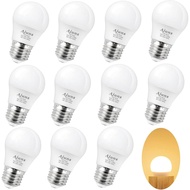 LED Bulb 3W 25 Watt Light Bulbs Equivalent A15 120V 25W Bulb 2700K Soft White Low Watt Light Bulb Ta