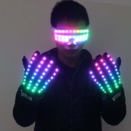 Full Color Remote Control LED S Laser Ray Light Finger Lighting Mitt Party Supplies Glowing Light Up