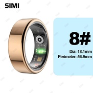 Health Monitor Smart Ring แหวนอัจฉริยะ SR06 Fitness Tracker กรอบเหล็กไทเทเนียมเกรดทหารตรวจสอบสุขภาพ 