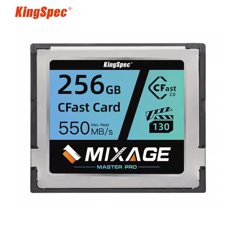 KingSpec 1TB CFast Memory Card 256GB 512gb High Speed Professional CFast 2.0 Memoria Card For DSLR C