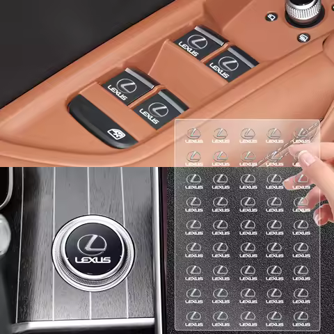 1/2/5/10pcs Car Sticker Steering Wheel Interior Sticker For Lexus IS250 IS200 CT200h GS300 LS430 RX4