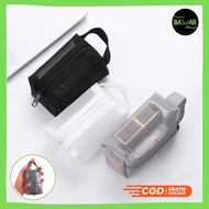 Transparent Mesh Cosmetic Pouch / Transparent Zippered Makeup Net Bag / Multipurpose Mesh Pouch