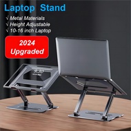 Laptop Stand Laptop Holder Carbon Steel Stand Multi-Angle Adjustable Laptop Cooler Compatible with 10-17 inches Laptop
