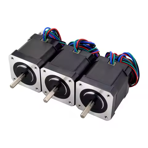 Nema 17 Stepper Motor 48mm 42BYGH Stepping Motor 2A (17HS19-2004S1) Motor 4-lead 1m Cable for 3D Pri