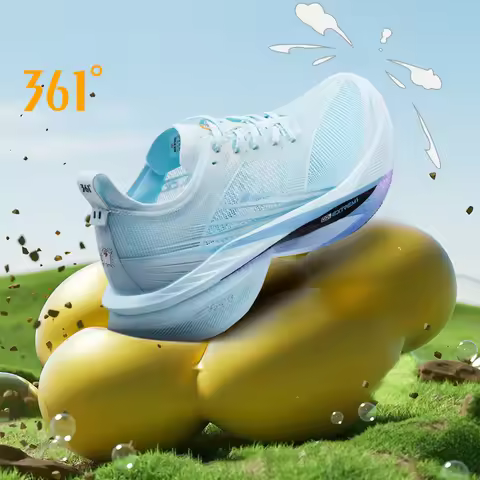 361 Degrees Furious 2.0 Men Women Running Sports Shoes Carbon Plate Racing Marathon Cushioning Rebou