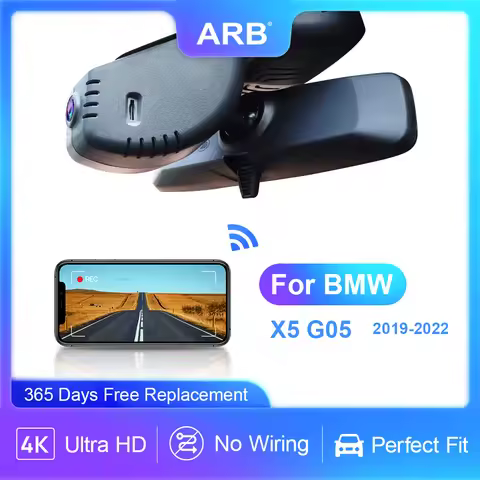 ARB Car DVR for BMW X5 G05 2019-2022, 4K Dash Camera with 170° View, Seamless Integration, Loop Reco