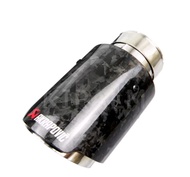 1 Biji Inlet 2.5” Inch - Outlet 3.5” / 4” Inch Akrapovic Glossy Forged Carbon Car Muffler Exhaust Pi