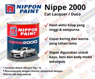 ( BISA COD ) CAT DUCO NIPPE 2000 / CAT KAYU / BESI / MOTOR / MOBIL / DLL - NIPPON PAINT  1 KG  ( BANYAK VARIAN WARNA )