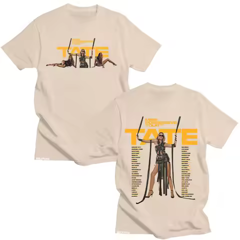 Tate McRae Miss Possessive Tour 2025 T-Shirts Unisex Harajuku O-Neck Short Sleeve TShirts Cotton Cas