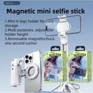 REMAX P80C multifunction mini magnetic mobile phone selfie stick aluminum alloy portable