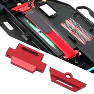 tomvorks Aluminum Alloy RC Battery Plate  Sturdy Holder with Strap for Slash 1/10 5822 5822A Chassis