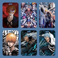 Anime BLEACH card holder Rukia Aizen name tags card cover school supplies