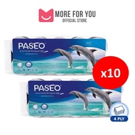 💕MORE FOR YOU💕Paseo Pure Puly Bathroom Tissue Roll 4 Ply 200 sheet (10 packets)