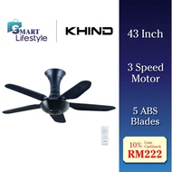 KHIND 43 INCH CEILING FAN CF4301R / CF4302RL (WITH LED LIGHT)