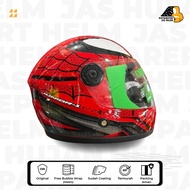 Helm Anak Full Face Scott Motif Spiderman