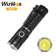 Wurkkos TS22 USB C Rechargeable 21700 LED XHP70.2 Powerful 4500LM Flashlight