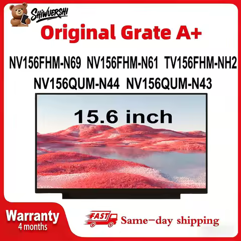 15.6 inch Laptop Lcd Screen Monitor Panel Slim NV156FHM N69 NV156FHM N61 TV156FHM NH2 NV156QUM N44 N