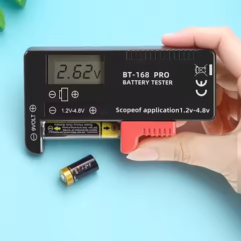 Universal Battery Tester Model BT-168 BT168D BT168PRO for AA AAA C D 9V 1.5V 3.7V 18650 Cell Batteri