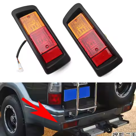 For Land Cruiser Prado Lc90 3400 Fj90 Fj95 2700 1996-2003 Rear Tail Light Fog Lamp Bumper Reflector 