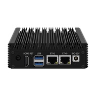 HUNSN Micro Firewall Appliance, Mini PC, VPN, Router PC, Intel Celeron J4105, RJ12, AES-NI, 2 x Inte