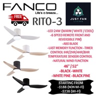 FANCO RITO-3 3 BLADE CEILING FAN