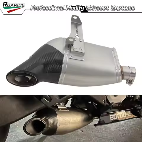Slip On For BENDA LFC700 700LFC LFC 700 2020 - 2025 Motorcycle Carbon Fiber Exhaust Modify DB Killer