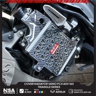 Radiator COVER VARIO ADV PCX 160 TRIANGLE SERIES CARBON RADIATOR COVER VARIO 160 RADIATOR Shield PCX 160 RADIATOR Protector PCX 160 Accessories PCX 160 NEW Motorcycle Variation VARIO ADV PCX 160