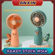 🛒ready stock❤Portable Mini Fan USB Rechargeable Desktop Office Fan Hand-Held Mini Fan USB Fan Kipas 