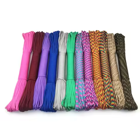 4 Size Dia.4mm 9 stand Cores Paracord for Survival Parachute Cord Lanyard Camping Climbing Camping R