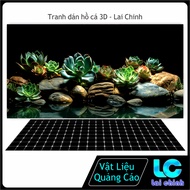 3D Aquarium Stickers Glue Decal, Aquarium Fish Tank Stickers, Arowana Fish Tank_PHS 04