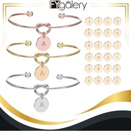 FYgalery ACC133 Alphabet Bracelet A to P Alphabet Letter Bangle Accessories FashionWanita A Y1270