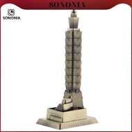 [SONONIA] Alloy Taipei 101 Tower Building Figurine Statue Model Home/Office Decor Gift