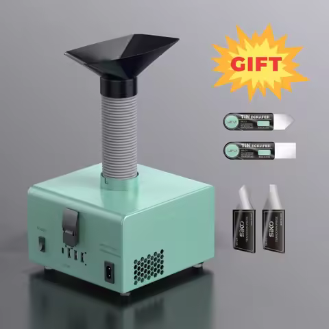 SK-102 Fume Extractor 150W Soldering Smoke Extractor with 3-Stage Filters &LED Strong Suction Purifi