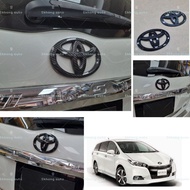 toyota wish 2009-2019 zge20 car logo emblem frame carbon fiber pnp accessories skhongauto
