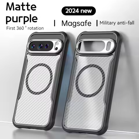 Magnetic Luxury Matte Translucent Armor Shockproof Case For Pixel9 Pixel9 Pro XL Pixel 8A Magsafe Wi