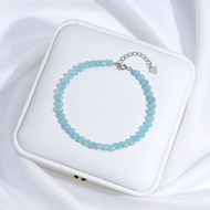 [SG IN STOCK] Amazon Stone Bracelet, 4mm Natural Stone, 925 Sterling Silver | Hypoallergenic, Lead-F